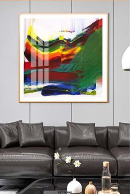 File tranh File tranh hiện đại pha lê gương KF79390 (gốc) phong cách tối giản