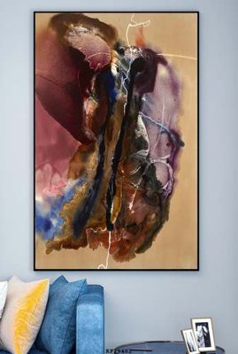 Download file gốc File tranh hiện đại pha lê gương KF79402 (in mica) trong suốt