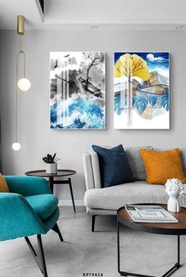 File gốc File tranh hiện đại pha lê gương KF79414 (trang trí) phòng làm việc