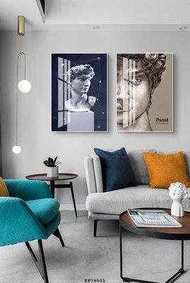 File tranh File tranh hiện đại pha lê gương KF79501 (ảnh gốc) in trần nhà