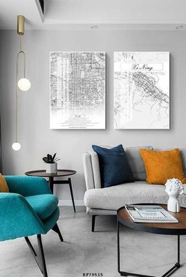 File tranh File tranh hiện đại pha lê gương KF79515 (gốc) chủ đề thành phố