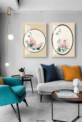 File gốc File tranh hiện đại pha lê gương KF79547 (trang trí) phòng làm việc