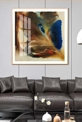 File in trần File tranh hiện đại pha lê gương KF79582 (file gốc) hoa văn 3D