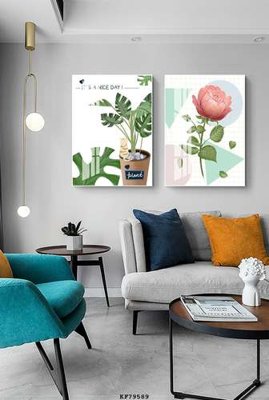 Tải file File tranh hiện đại pha lê gương KF79589 (ảnh gốc) in gạch men