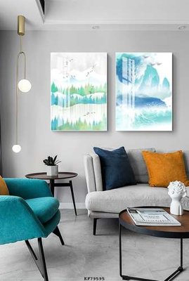 File tranh trang trí File tranh hiện đại pha lê gương KF79595 (file gốc)