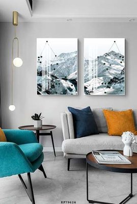 File gốc File tranh hiện đại pha lê gương KF79624 (chuẩn màu) cho in offset