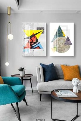 File in trần File tranh hiện đại pha lê gương KF79653 (bản gốc 3D) sống động