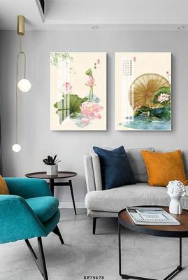 File in ấn File tranh hiện đại pha lê gương KF79678 (bản gốc) chất lượng cao