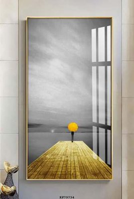 Tải file File tranh hiện đại pha lê gương KF79734 (gốc) làm tranh treo tường