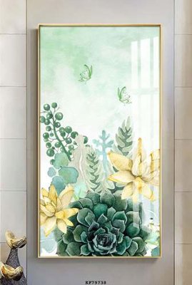 File tranh File tranh hiện đại pha lê gương KF79738 (gốc) chủ đề động vật