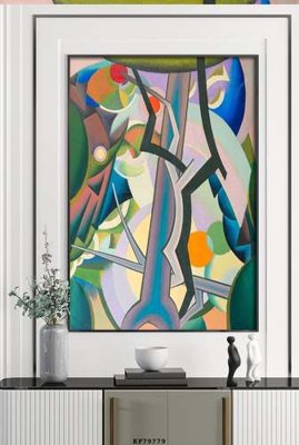 File gốc File tranh hiện đại pha lê gương KF79779 (PNG) chất lượng cao