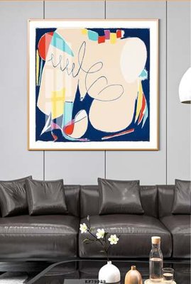 File gốc File tranh hiện đại pha lê gương KF79829 (ảnh chi tiết) để in lụa