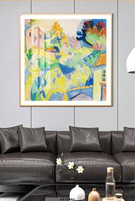 File gốc File tranh hiện đại pha lê gương KF79833 (in ấn) không giới hạn