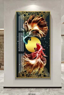 File PSD File tranh hiện đại pha lê gương KF79899 (bản gốc) độ phân giải cao