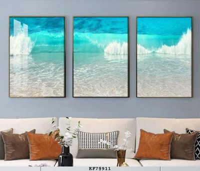 File in ấn File tranh hiện đại pha lê gương KF79911 (bản gốc) cao cấp