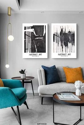 Hình ảnh file gốc in lụa File tranh hiện đại pha lê gương KF79930