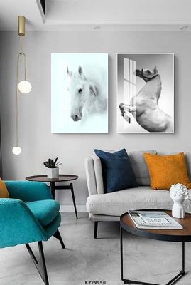 File tranh File tranh hiện đại pha lê gương KF79950 (gốc) chủ đề động vật