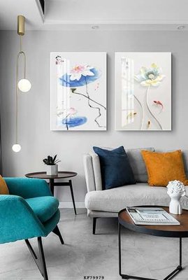 Download file File tranh hiện đại pha lê gương KF79979 (gốc) in mica đèn LED