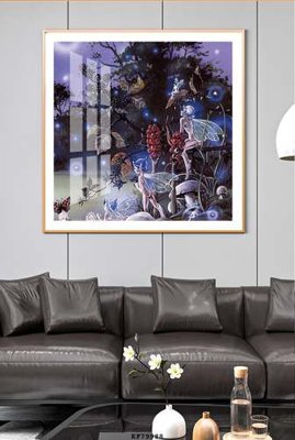 File ảnh File tranh hiện đại pha lê gương KF79988 (gốc) in biển hiệu