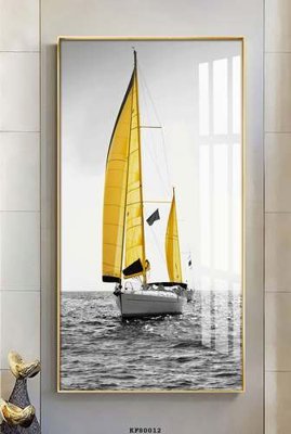 File tranh PSD File tranh hiện đại pha lê gương KF80012 chất lượng cao