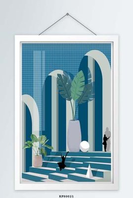 File gốc File tranh hiện đại pha lê gương KF80021 (chuẩn CMYK) cho nhà in