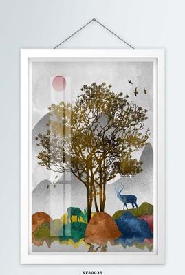 Tải file File tranh hiện đại pha lê gương KF80035 (ảnh gốc) in tranh kính