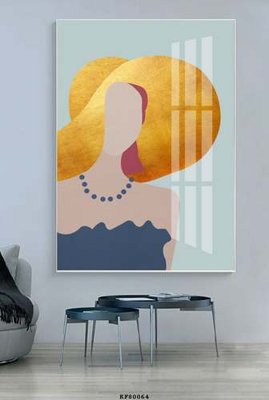 File PSD in ấn File tranh hiện đại pha lê gương KF80064 (chất lượng cao)