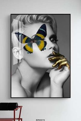 File gốc File tranh hiện đại pha lê gương KF80076 (PNG) không nền chất lượng