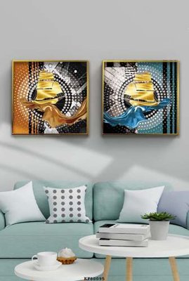 File ảnh File tranh hiện đại pha lê gương KF80095 (gốc) in standee