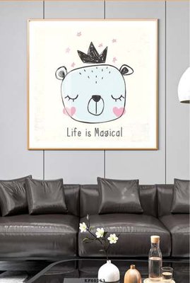 Download file gốc File tranh hiện đại pha lê gương KF80153 (in mica) trong suốt