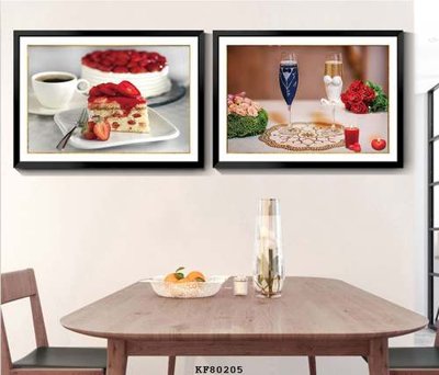 File gốc File tranh hiện đại pha lê gương KF80205 (in ấn) màu sắc trung thực