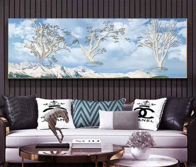 File tranh trang trí File tranh hiện đại pha lê gương KF80217 (file gốc)