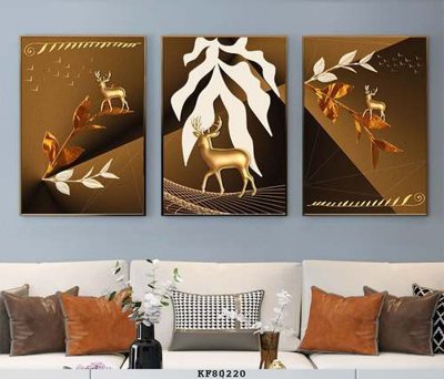 Tải về hình ảnh gốc File tranh hiện đại pha lê gương KF80220 sắc nét