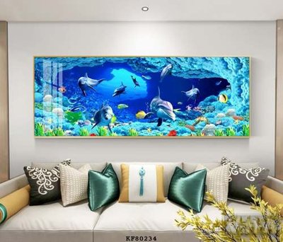 File ảnh File tranh hiện đại pha lê gương KF80234 (gốc) in quảng cáo ngoài trời