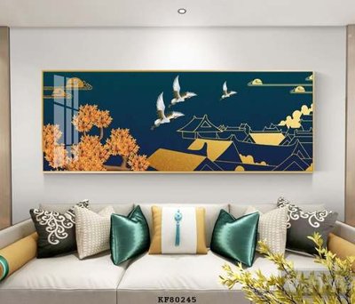 File PSD File tranh hiện đại pha lê gương KF80245 (gốc) nhiều lớp (multi-layer)