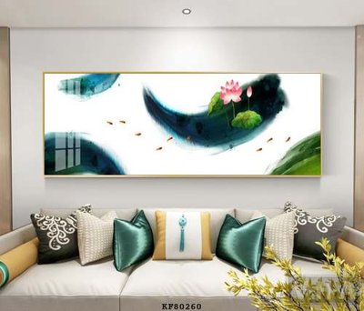 File in trần File tranh hiện đại pha lê gương KF80260 (file gốc) xuyên sáng