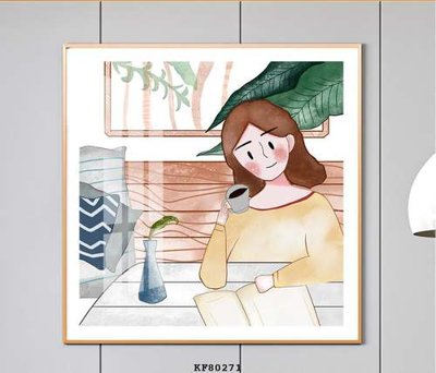 File gốc File tranh hiện đại pha lê gương KF80271 (trang trí) cho phòng khách