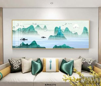 File in trần File tranh hiện đại pha lê gương KF80275 (bản gốc 3D) sống động