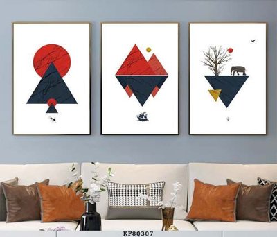 File tranh gốc PSD File tranh hiện đại pha lê gương KF80307 còn nguyên layer