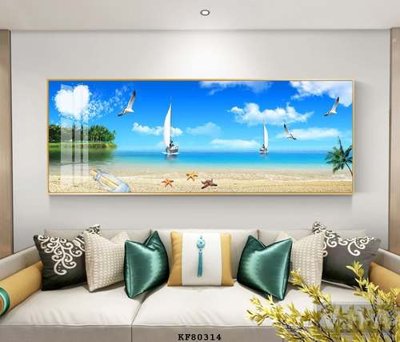 Ảnh gốc File tranh hiện đại pha lê gương KF80314 (độ nét cao) in tráng gương