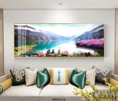 Download file tranh PSD File tranh hiện đại pha lê gương KF80315 để chỉnh sửa