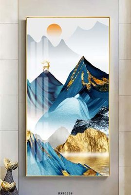 Tải file File tranh hiện đại pha lê gương KF80326 (gốc) làm file thiết kế