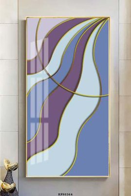 File tranh gốc File tranh hiện đại pha lê gương KF80364 (bản đẹp) độc quyền