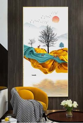 File PSD File tranh hiện đại pha lê gương KF80376 (bản gốc) chất lượng nhất