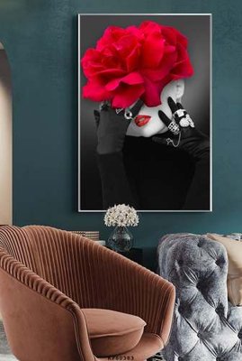 Ảnh mô tả file gốc in mica File tranh hiện đại pha lê gương KF80383