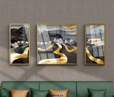 File gốc in ấn File tranh hiện đại pha lê gương KF80414 (sẵn sàng tải về)