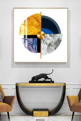 File in trần File tranh hiện đại pha lê gương KF80441 (bản gốc) bầu trời