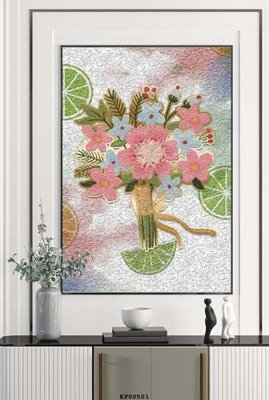 File tranh File tranh hiện đại pha lê gương KF80501 (ảnh gốc) in trần nhà