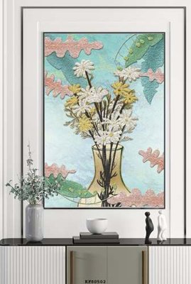 Tải file File tranh hiện đại pha lê gương KF80502 (gốc) làm file tranh quảng cáo