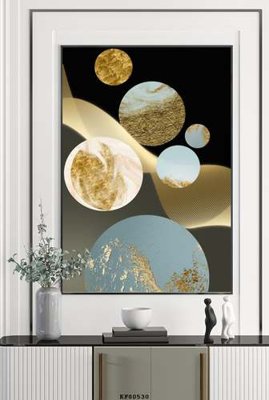 File tranh gốc File tranh hiện đại pha lê gương KF80530 (bản quyền) Filetranh.com